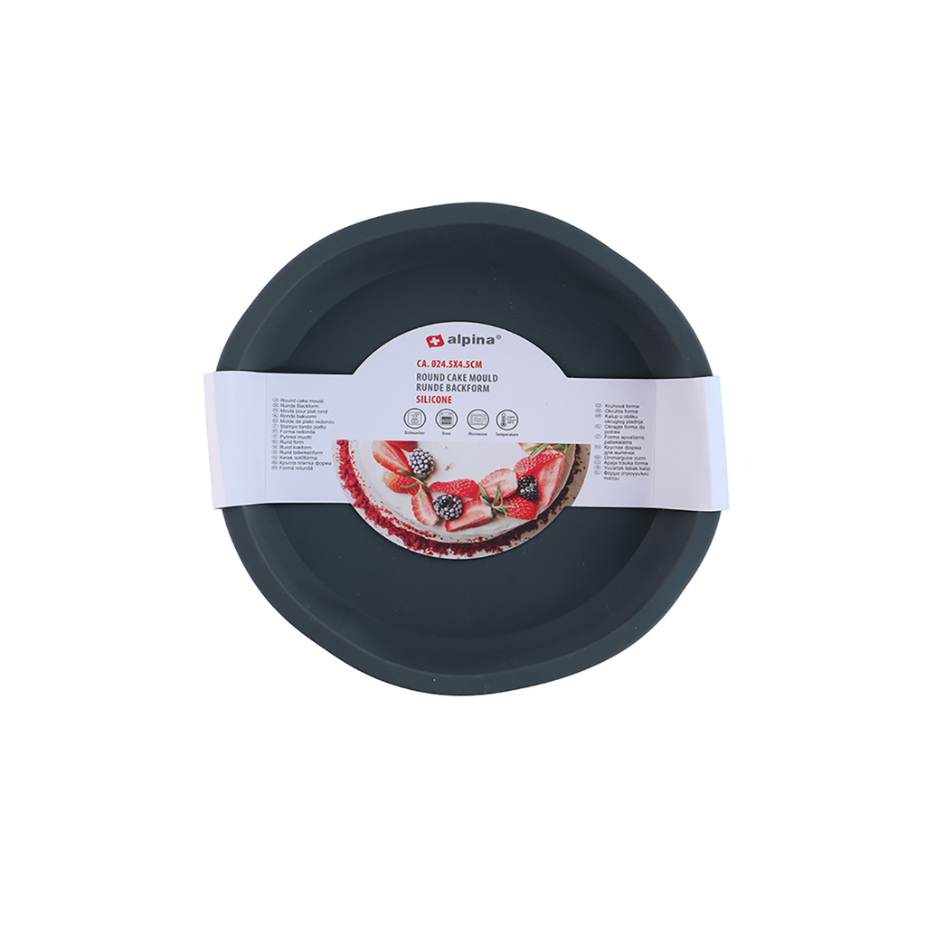ED. 871125200319 ROUND CAKE MOULD 24.5CM 2AS ALPINA 8711/319