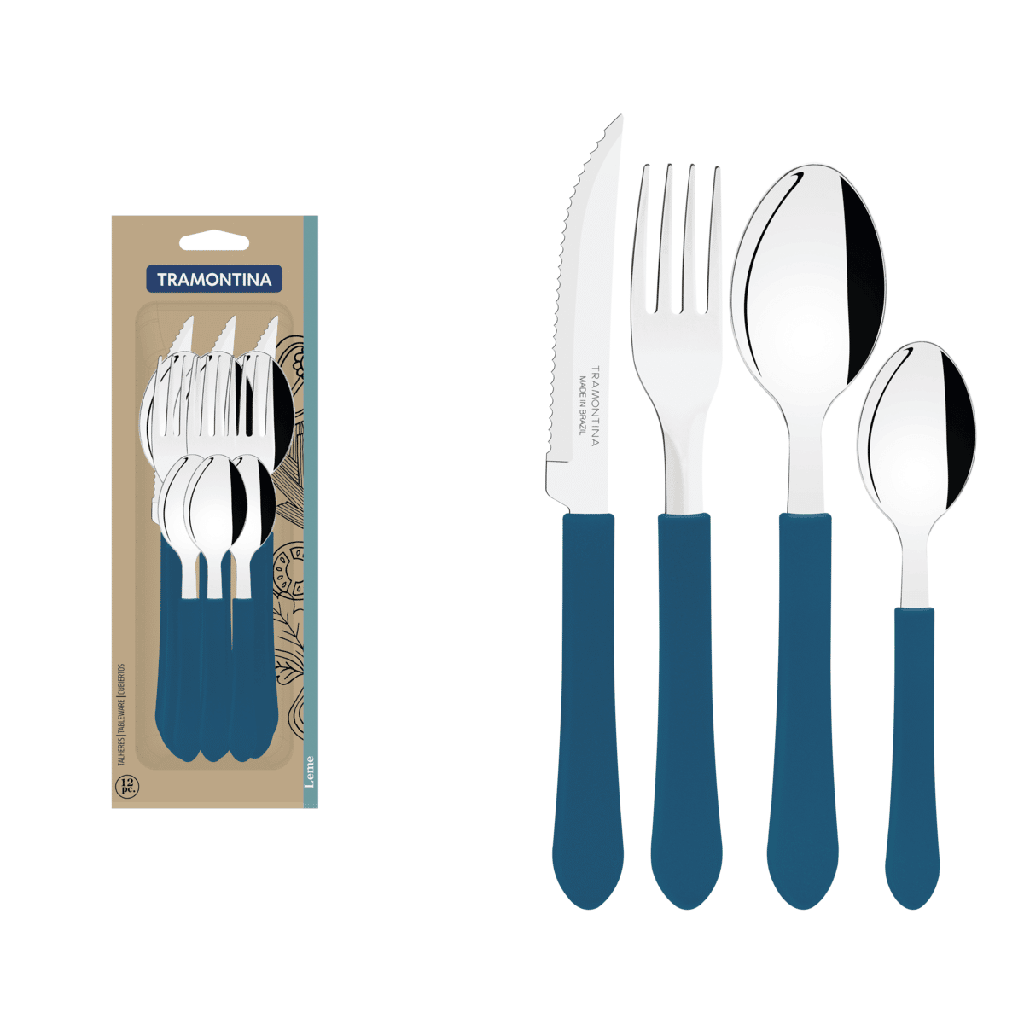 VR. 12PCS TABLEWARE SET LEME TRAMONTINA 23198/939