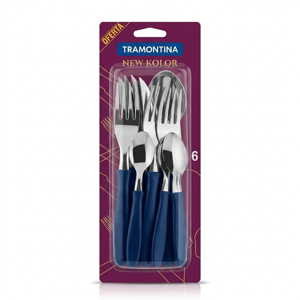 16 PZAS TABLEWARE SET NEW COLOR TRAMONTINA 23199/864