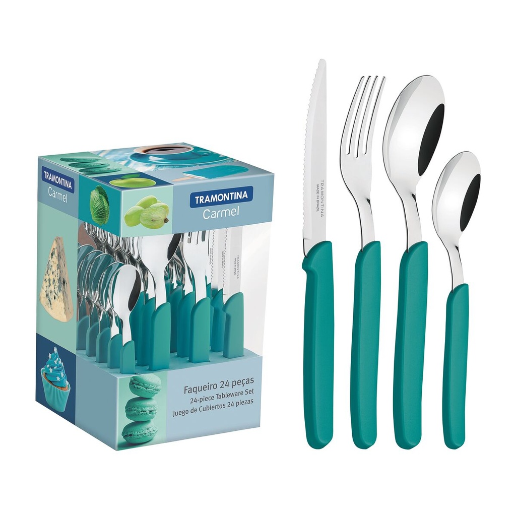 24PCS TABLEWARE SET CARMEL TRAMONTINA 23499/025