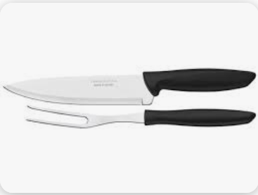 VR. 2PCS CARVING SET PLENUS TRAMONTINA 23498/010