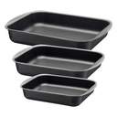 3PC ROASTING PAN SET BRASIL TRAMONTINA 20099/020