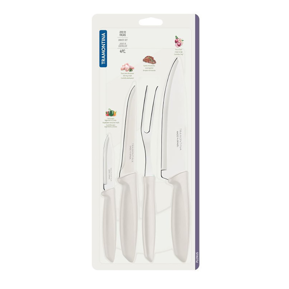 VR. 4PCS KNIVES SET PLENUS TRAMONTINA 23498/331