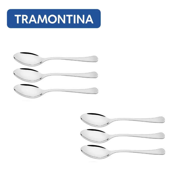 6PCS TEA SPOONS HAVANA 66945/075 TRAMONTINA