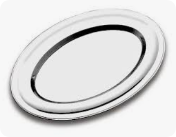 VR. OVAL FLAT PLATTER 30X20CM SERVICE 61400/300 TRAMONTINA