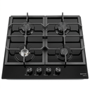 PLAQUE DE CUISSON 60CM 04 FEUX A GAZ - BLACK GLASS KHOB64G-BG KRYSTER