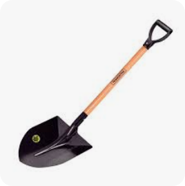 ROUND MOUT SHOVEL, 71CM WOOD HANDLE TRAMONTINA 77459/444