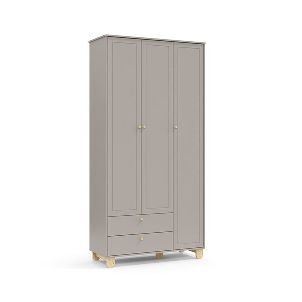 ROUPEIRO 3PTS ZUPY LACQUEADO CINZA/NATURAL 70630 MATIC