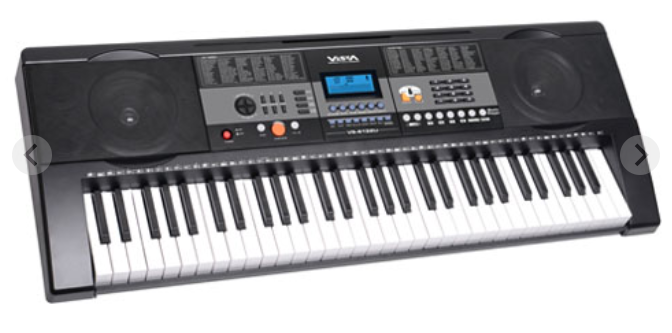 SYNTHETISEUR DE 61 TOUCHES PROFESSIONNEL AVEC AFFICHAGE LDC-USB VISTA. VS6132U