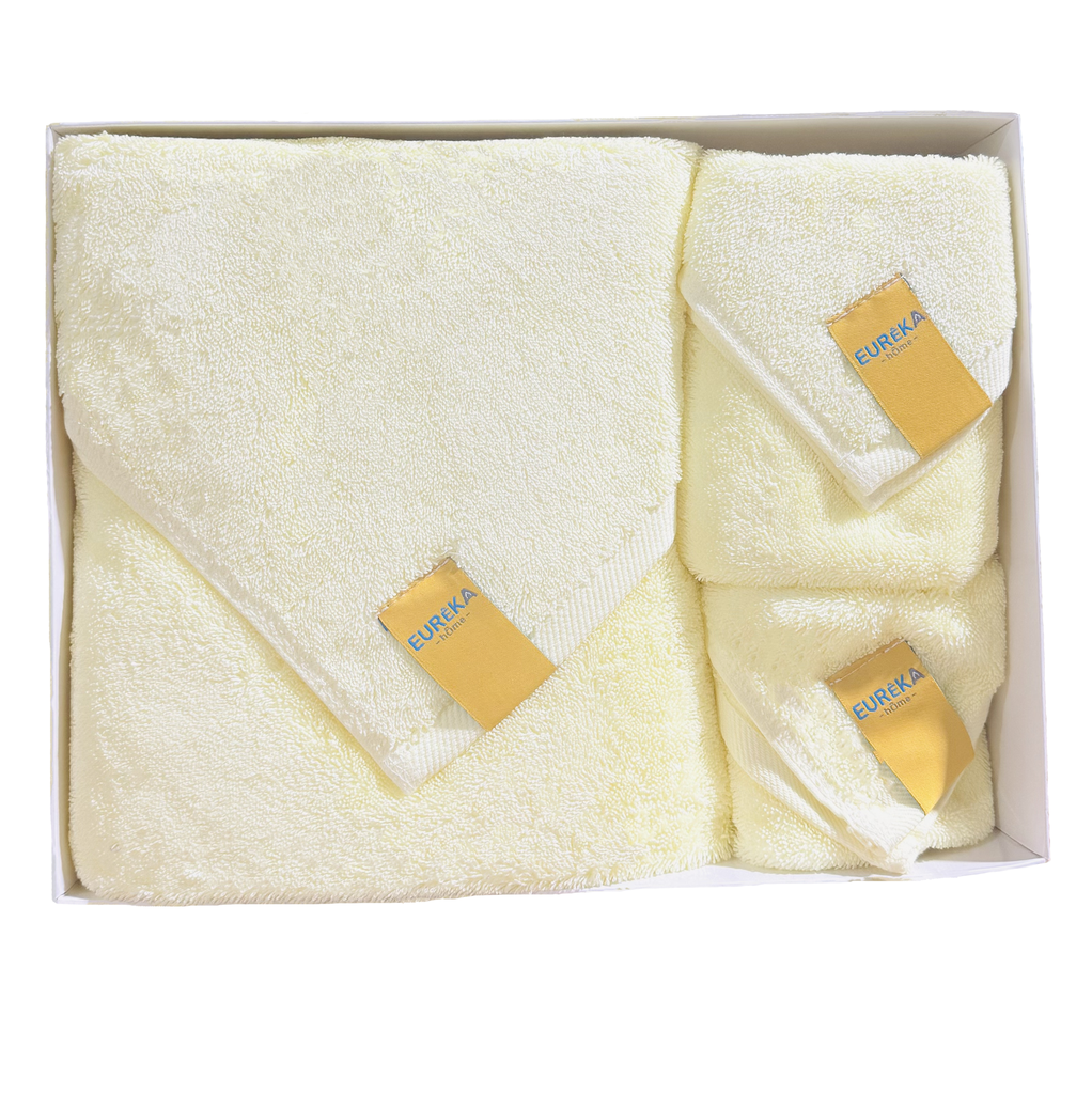 TSLY TOWEL SET LIGHT YELLOW