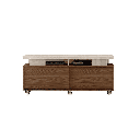 TV STAND AGEO SEM ESPELHO MARROQUIM/OFF WHITE. 18734192 DJ MOVEIS