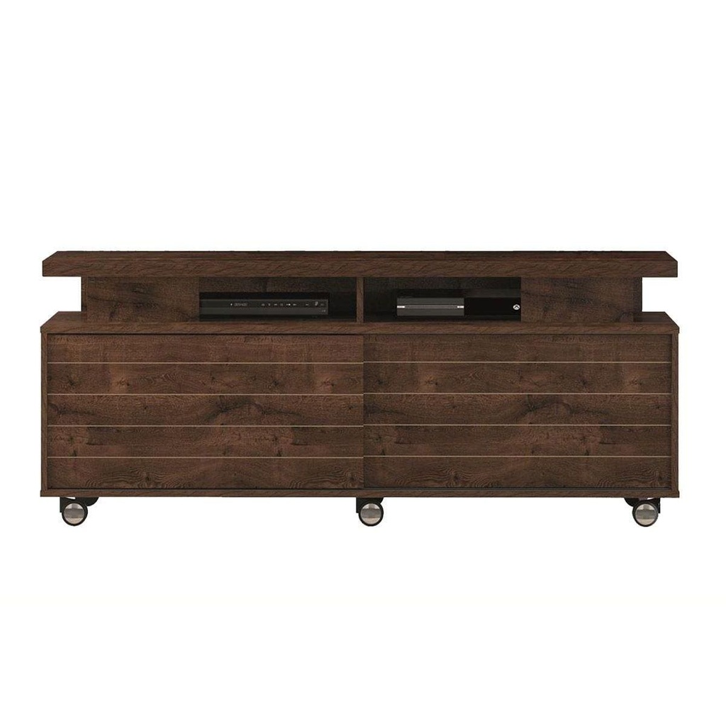 TV STAND AGEO SEM ESPELHO RUSTICO MALBEC/RUSTICO MALBEC. 18734108 DJ MOVEIS