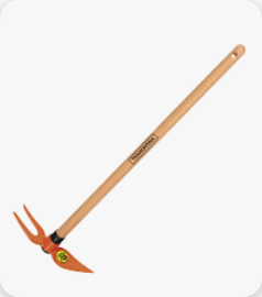 TWO-PRONG WEEDING HOE,60CM WOOD HANDLE TRAMONTINA 