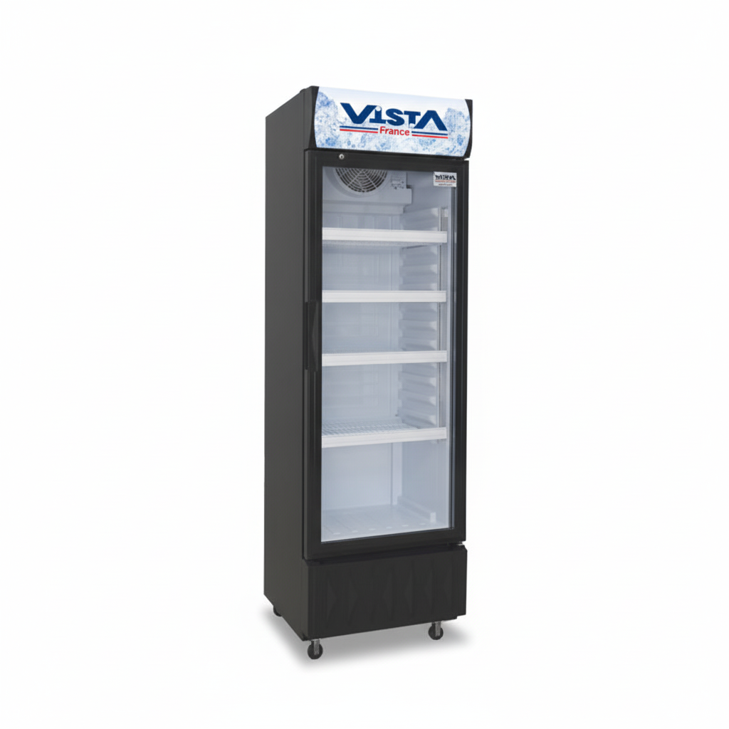 VITRINE REFRIGEREE 1PORTE 228L SC28WH4/WH9/BL4/BL9/GR14/BL14