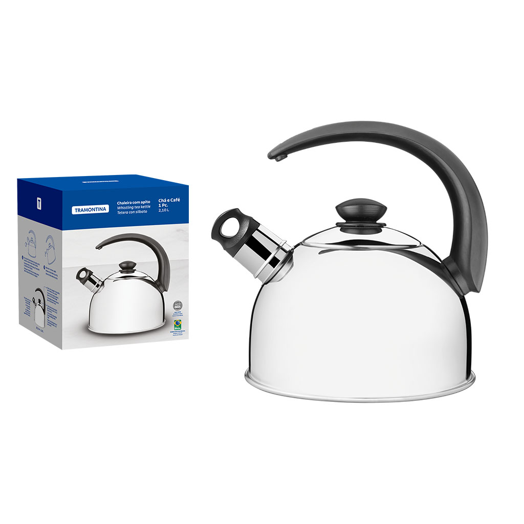 WHISTLING TEA KETTLE 2.10L 61483/013 TRAMONTINA