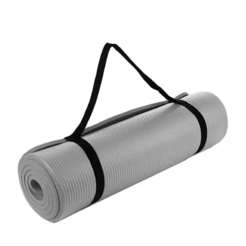 PVC Yoga Mat 1730X610X5MM Col Light Grey