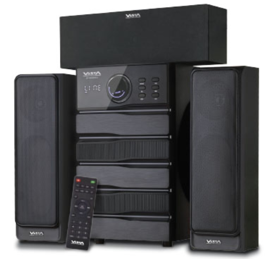SUBWOOFER 3.1-USB-CARD-FM-BLUETOOTH-RC-90W-10000W PMPO VISTA. SP1091BT