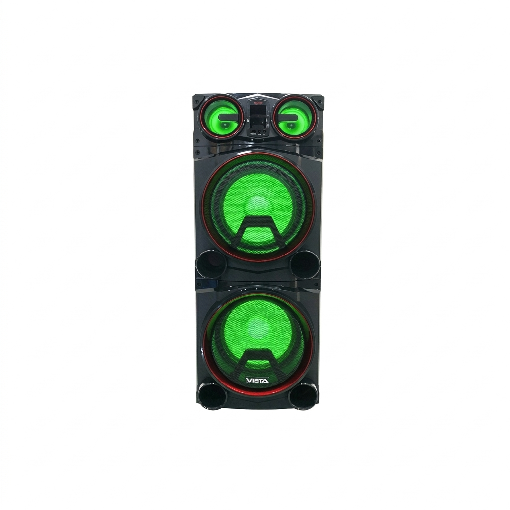 BAFFLE AMPLIFIER DOUBLE 12" av TELECOMMANDE-DG MIXER CONTROL-2 MICRO-BLUETOOTH VISTA. SP9912BT