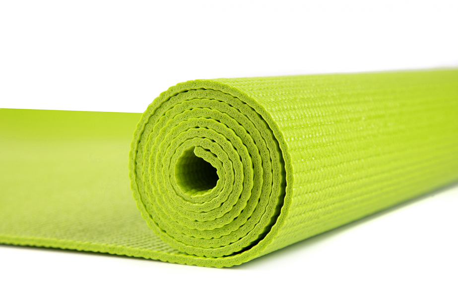 PVC Yoga Mat 1730X610X5MM Col Green