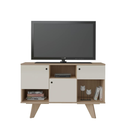 ICARO TV STAND OAK/OFF WHITE