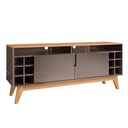 TV STAND WINE 1.35m PEARL GREY HIGH GLOSS NOCE CASA. 11077586