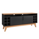 TV STAND WINE 1.6m BLACK NOCE CASA . 11078576