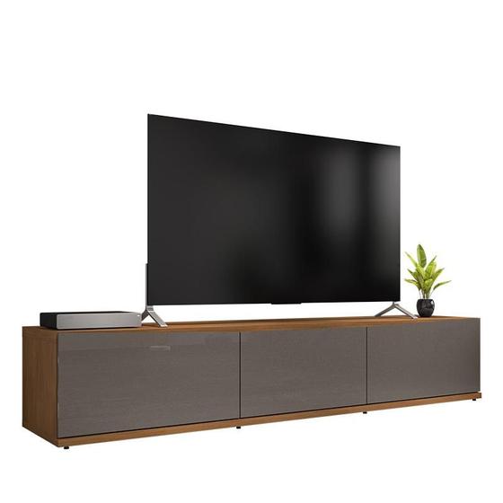 TV STAND EROS 2.2m PEARL GREY HIGH GLOSS NOCE CASA. 11061586