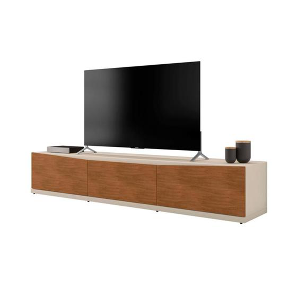 MB. TV STAND EROS 2.2m OFF WHITE HIGH GLOSS CEDAR CASA. 11061344