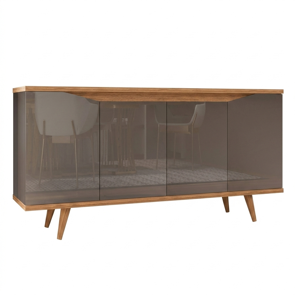MB. BUFFET GRACE PEARL GREY HIGH GLOSS NOCE CASA. 50454586