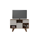 ICARO TV STAND WALNUT/OFF WHITE