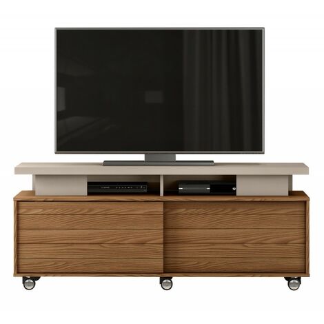 TV UNIT AGEO WITHOUT MIRROIR TV 60" OAK NOBEL/GRIZ. 18734188 DJ MOVEIS
