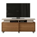 TV UNIT AGEO WITHOUT MIRROIR TV 60" OAK NOBEL/GRIZ. 18734188 DJ MOVEIS