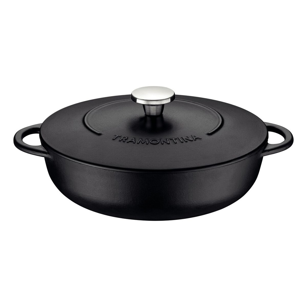 VR. 28CM SKILLET WITH LID TRENTO TRAMONTINA. 20804/028