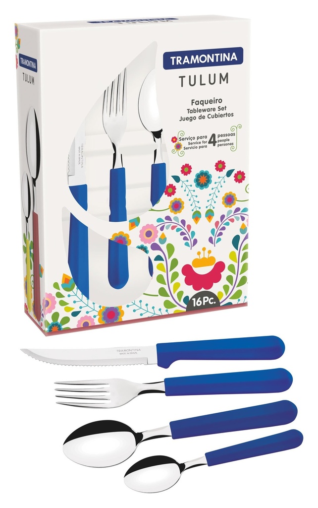 16PCS TABLEWARE SET TULUM TRAMONTINA 23299/185