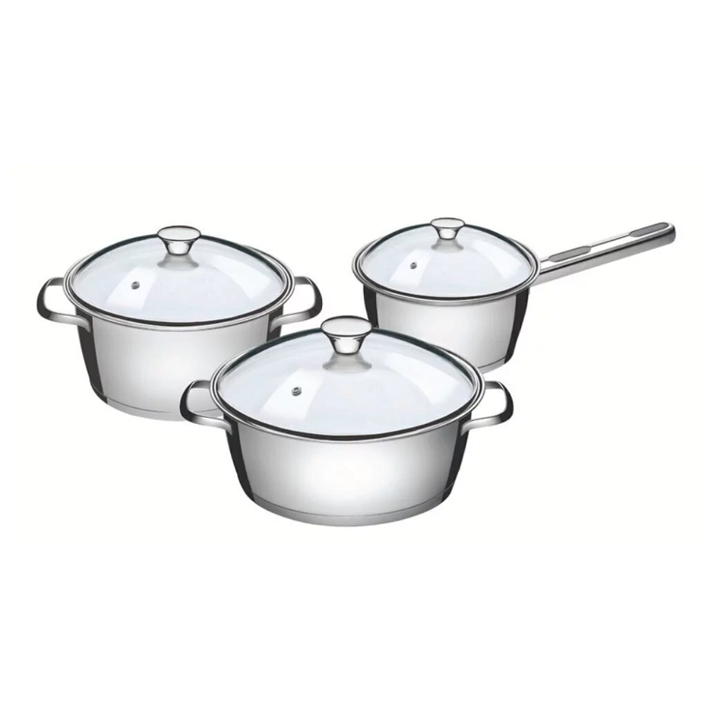 VR. 3PCES COOKWARE SET ALLEGRA TRAMONTINA. 65660/714