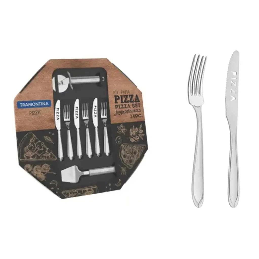 VR. 14PCES PIZZA SET LAGUNA TRAMONTINA. 66906/680