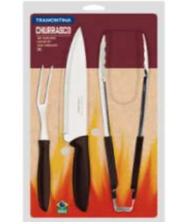 3 PCS BARBECUE SET PLENUS TRAMONTINA 23498/449