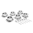 18PCS TEA AND CAPPUCCINO SET TRAMONTINA. 64430/820