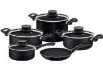 VR. 9PCS COOKWARE SET PARIS+ TRAMONTINA 28599/052