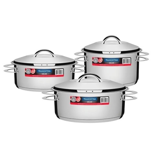 VR. 12PC COOKWARE UNIQUE PRICE SOLAR TRAMONTINA 65510/830-2
