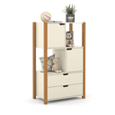 ARM. ORGANIZADOR KIDS LIV LAQUEADO OFF WHITE/FREIJO MATIC. 71158