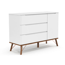 COMODA ALBI LAQUEADO BCO SOFT/ECO WOOD MATIC. 20096