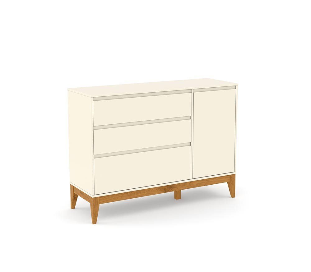 COMODA NATURE CLEAN 1/PORTA LAQUEADO ROSE/ECO WOOD MATIC. 19946