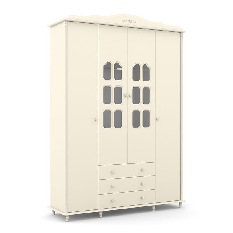 ROUPEIRO 4PTS PROVENCE LAQUEADO OFF WHITE MATIC. 70799