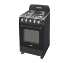 CUISINIERE A GAZ 4F 50X50 - FOUR A GAZ 60L- BLANC/NOIR VISTA. VGF4022G