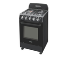 EL. CUISINIERE A GAZ 4F 50X50 - FOUR A GAZ 60L- BLANC/NOIR VISTA. VGF4022G