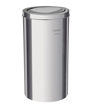 POUBELLE EN ACIER INOXIDABLE AVEC COUVERCLE A BASCULE 20 L 94542/120 TRAMONTINA