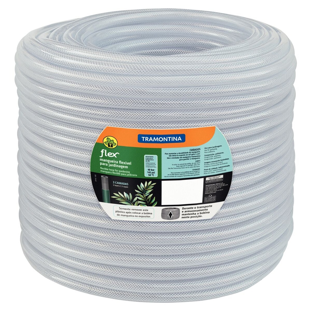 OT. 3/4 TUYAU D'ARROSAGE FLEXIBLE 50M 79190/506 TRAMONTINA