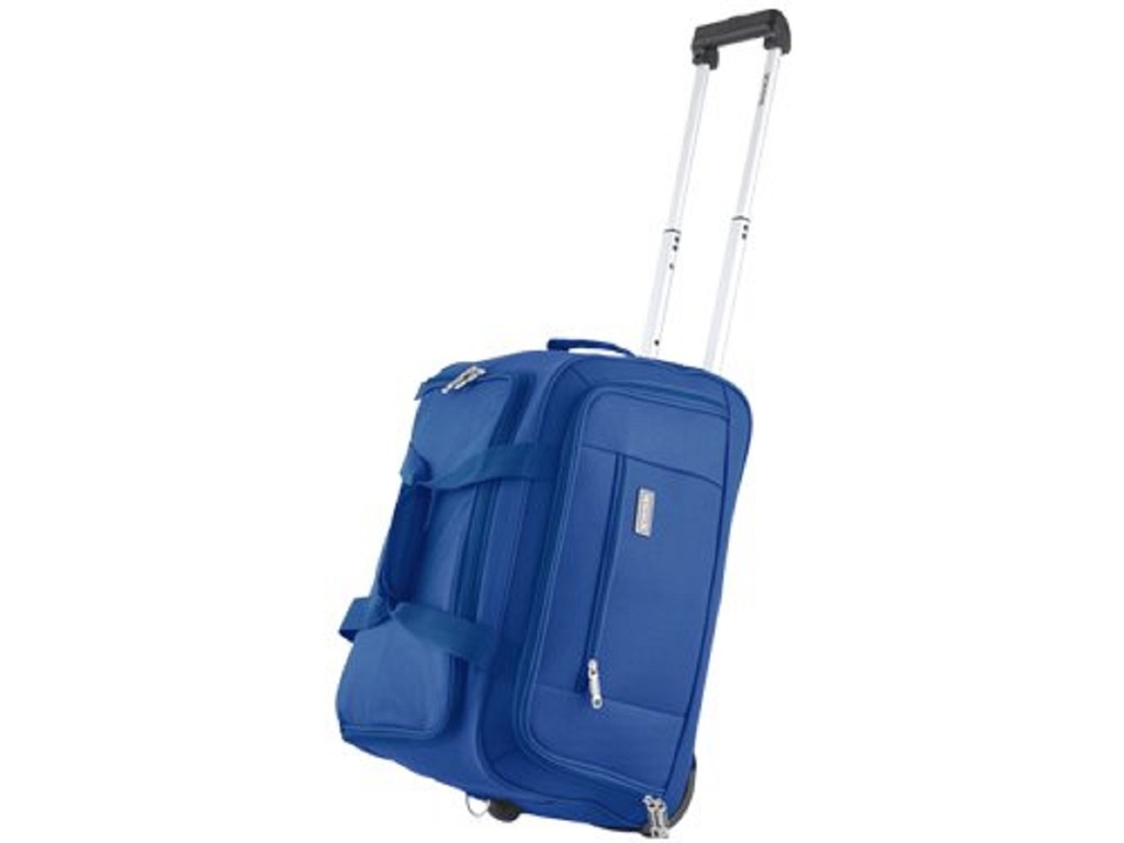 SAC DE VOYAGE A ROULETTE 20" POIGNEE TELESCOPIQUE/PLIABLE/BANDOULIERE/MUSLTIPLE POCHE - NOIR/BLEU/GRIS PALMER-20