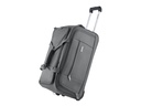 SAC DE VOYAGE A ROULETTE 24" POIGNEE TELESCOPIQUE/PLIABLE/BANDOULIERE/MULTIPLES POCHES- NOIR/BLEU/GRIS PALMER-24